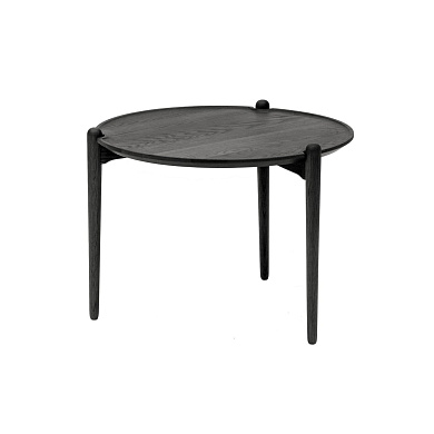 2714-1000 Aria Design House Stockholm Круглый кофейный стол на высоких чёрных ножках