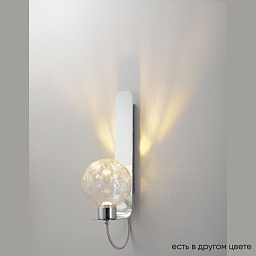 BELLA AP1 CHROME Crystal Lux BELLA настенное бра с шарообразным стеклянным плафоном и отражённым светом