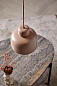Stone pendant Small Dusty rose Woud, подвесной светильник — фото 1
