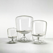 Balloons - large - lampe A poser/Verre transparent et réflecteur blanc