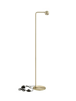 Gold Aluminium & Steel LED 6Watt 220-240Volt 390Lm IP20 3000K Switch On/Off Cable Length:250 cm L:26 W:21 H:123 cm