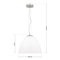 HL 6-1544/1 satin/Dekor Alaska Cone Orion подвесной матовый светильник — фото 6