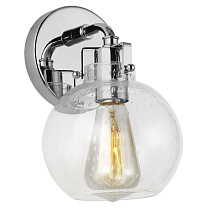 Clara 1 - Light Sconce хром с пузырчатым стеклом