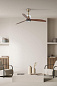 33398DWW-10 Faro DECO FAN люстра-вентилятор со светом Ø1280 3 лопасти старое золото/дерево WiZ — фото 1
