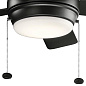 42" Starkk Fan Satin Black люстра-вентилятор 330171SBK Kichler — фото 1