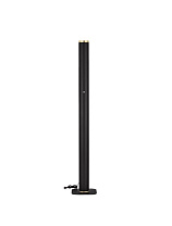 Touch Dimmable Sandy Black Steel, Aluminium & Acrylic LED 57Watt 220-240Volt 4275Lm IP20 3000K Cable Length: 250 cm D:12 H:180 cm