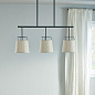 Marika 16" 3 Light Linear Chandelier Olde Bronze люстра 52263OZ Kichler — фото 2