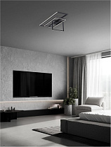 Triac Dimmable Sandy Black Aluminium & Acrylic LED 31 Watt 220-240 Volt 1860Lm 3000K IP20 L: 92 W: 38.5 H: 26 cm