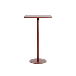 M0742824 La Petite Friture WEEK-END Высокий столик кафе садовый бордовый