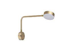CLT 214W BS Crystal Lux Flowis настенный светильник с поворотным корпусом и круглым рассеивателем