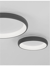 8105617 Nova Luce Albi потолочный накладной светильник с опаловым рассеивателем круглой формы
