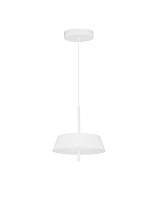 Triac Dimmable Matt White Steel, Aluminium & Acrylic LED 24Watt 220-240Volt 1442Lm IP20 3000K D:35 H:145 cm