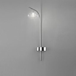 Metal Lux Dolce AP 60 настенный светильник cromo с рассеивателем света прозрачный; хром 260.901.01