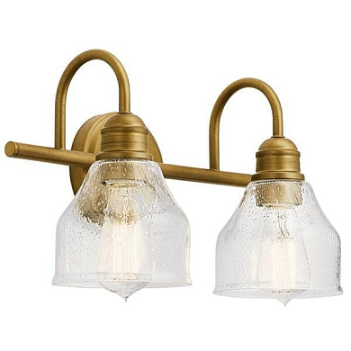 Avery 2 Light Vanity Light Natural Brass настенный светильник 45972NBR Kichler