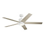 56" Brahm Fan Matte White люстра-вентилятор 300044MWH Kichler — фото 5