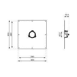Монтажный комплект Kreon Concrete Plasterkit Aplis Il 60