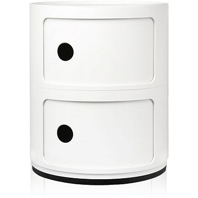 0496603 Kartell Componibili Классический комод с 2 отделениями, белый