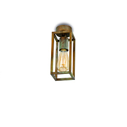 3376 Moretti Luce Cubic for Indoor потолочный уличный светильник в каркасном корпусе из латуни