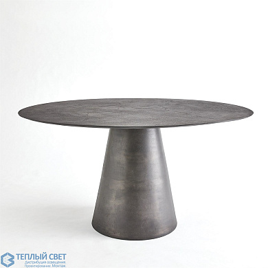 Apex Dining Table-Blackened Finish Global Views стол