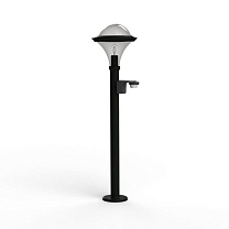 Dallas N° 8; Smoked polycarbonate E27 75W Detector; Dark grey