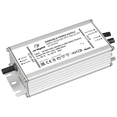 029151(2) Arlight блок питания ARPV-UH24100-PFC-DALI2-PH (24V, 4.2A, 100W)