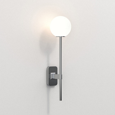 настенный светильник хром