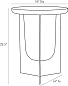 4807 Dustin Accent Table Arteriors боковой стол — фото 6