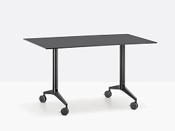 складной металлический стол на колёсиках