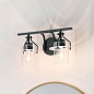 Everett 16" 2 Light Vanity Light Black настенный светильник 55078BK Kichler — фото 5
