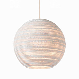 GP-1162 Graypants Scraplight Подвесной светильник шар 14 картон белый