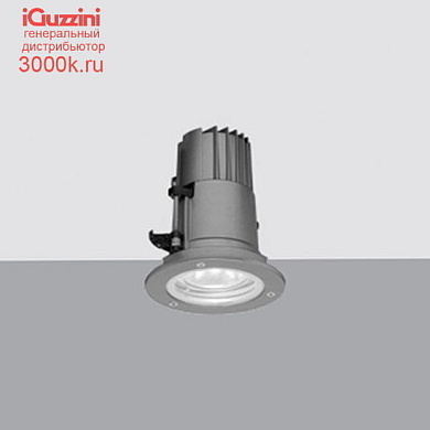 BV29 iRound iGuzzini Ceiling-mounted recessed luminaire with IP66 protection rating, small body, Warm White COB Leds, fixed Flood Optic