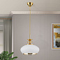HL 6-1270 gold-Kabel/386 opal-gold Empire Orion подвесной опаловый светильник — фото 2