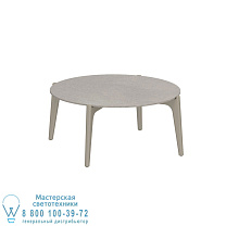 СТОЛИК TEA TIME Ø 75CM H40 SAND CERAMIC CEMENTO LUMINOSO Royal Botania