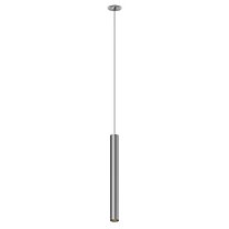 LOGIC Q300 8.30 WB + BASE N Led Technology подвесной светильник сатиновое серебро + чёрный