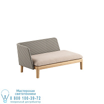 CALYPSO LOUNGE 140 R2 С ТКАНОЙ СПИНКОЙ И ПРАВЫМ ПОДЛОКОТНИКОМ Royal Botania