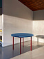 AB208-A828-AE51 Hay Two Colour Двухцветный стол Ø105 см, винно-синий — фото 2