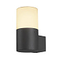 1006178 SLV GRAFIT WL round E27 anthracite настенный уличный светильник — фото 1