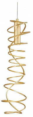 подвесной светильник с декоративными спиральными элементами
