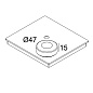 POLESANO WIFI PUCK A алюм. серый Delta Light EFS — фото 1