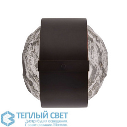 DJ49006 Arteriors Pietro настенное бра с цилиндрическим корпусом и стеклянным обрамлением