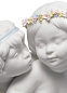 1009128 Lladro Eros And Psyche фарфоровая фигурка двух ангелов, сидящих рядом — фото 2