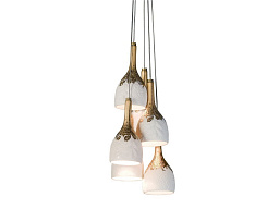 01023148 Lladro Naturofantastic подвесной светильник из фарфора с декоративным элементом