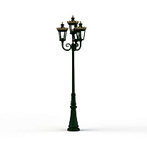 Louvre N° 11; one-piece clear glass E27 105W; British green