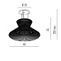 Metal Lux Impossible B 85 SP люстра из металла чёрный 241.085.03E — фото 3