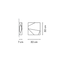 Origami,Wall Graphite 2700K,TRIAC