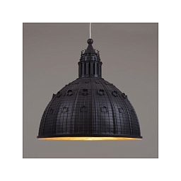 SE07968 Seletti Lighting потолочный светильник в форме купола из серой смолы