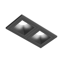 Потолочные светодиодные светильники Led technology KUB MINI 14.30 W 2FW черный