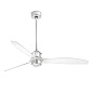 33394WP-9 JUST FAN Ø1280MM CHROME BLADES TRANS 17W 3000K W/R люстра с вентилятором Faro barcelona