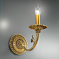 Kolarz PISANI 0301.61.15 настенный светильник французское золото ширина 14cm высота 25cm 1 лампа e14 — фото 1