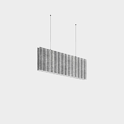 Infinite-Pro-Acoustic-1136mm-Suspended Leds C4 Infinite подвесной линейный светильник с акустическими панелями